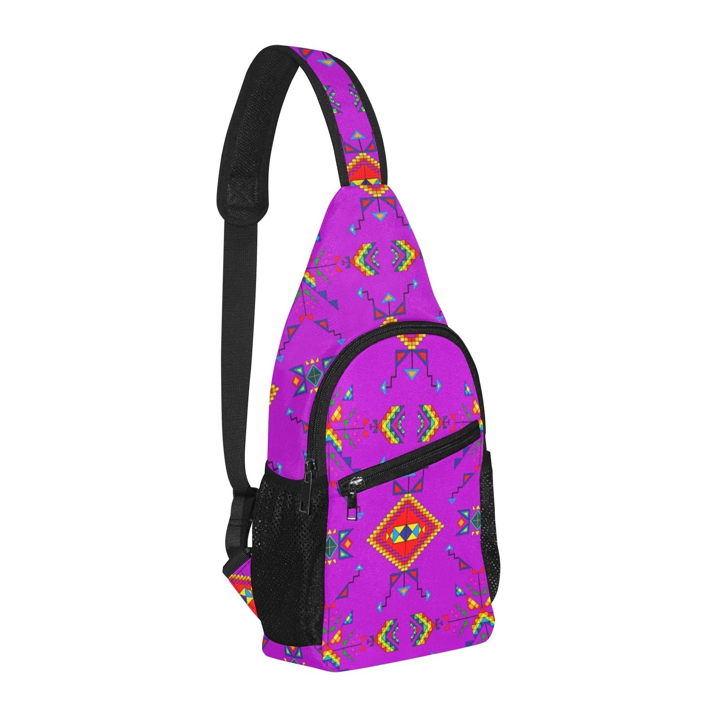 Buffalo Jump Purple Chest Bag