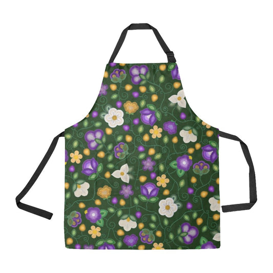 Midnight Moss Bloom Forest Apron