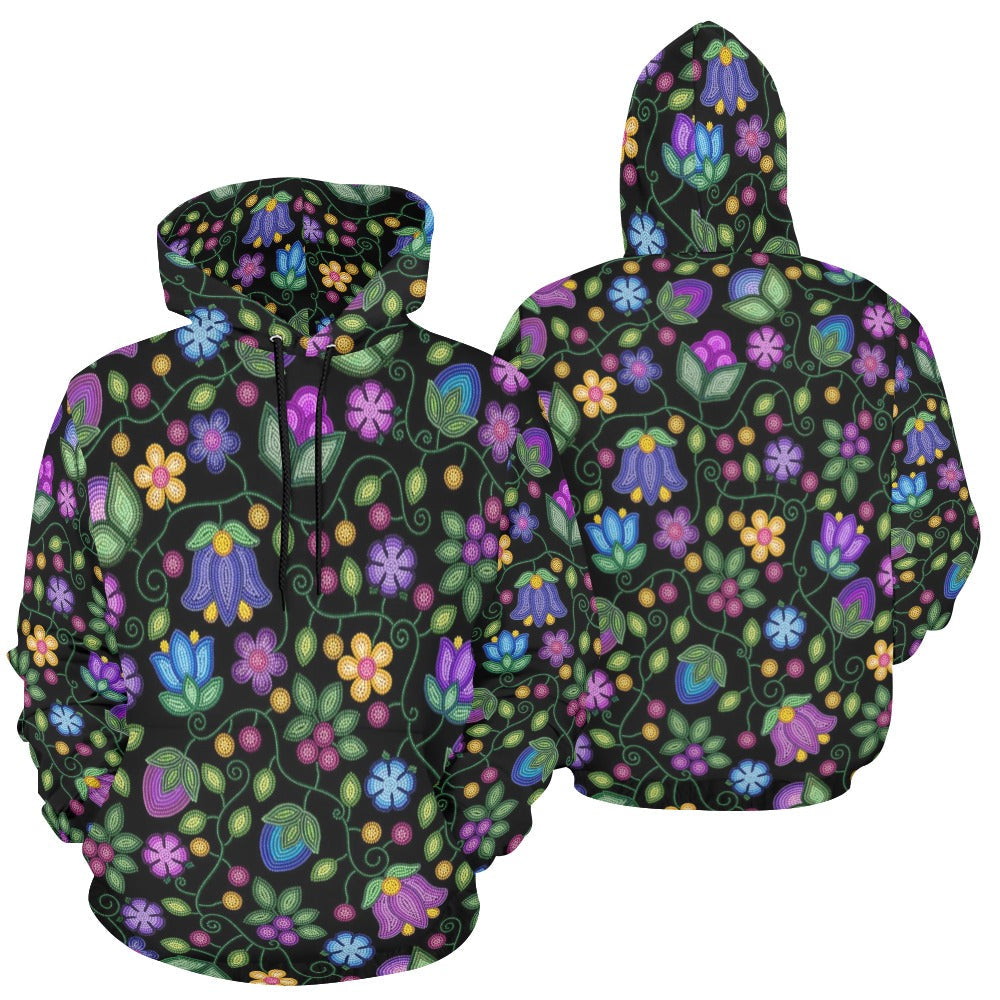 Bloom Uplift Black Hoodie for Men