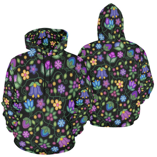 Bloom Uplift Black Hoodie for Men