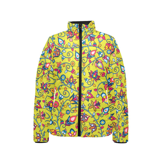 Thorny Path Yellow Stand Collar Jacket