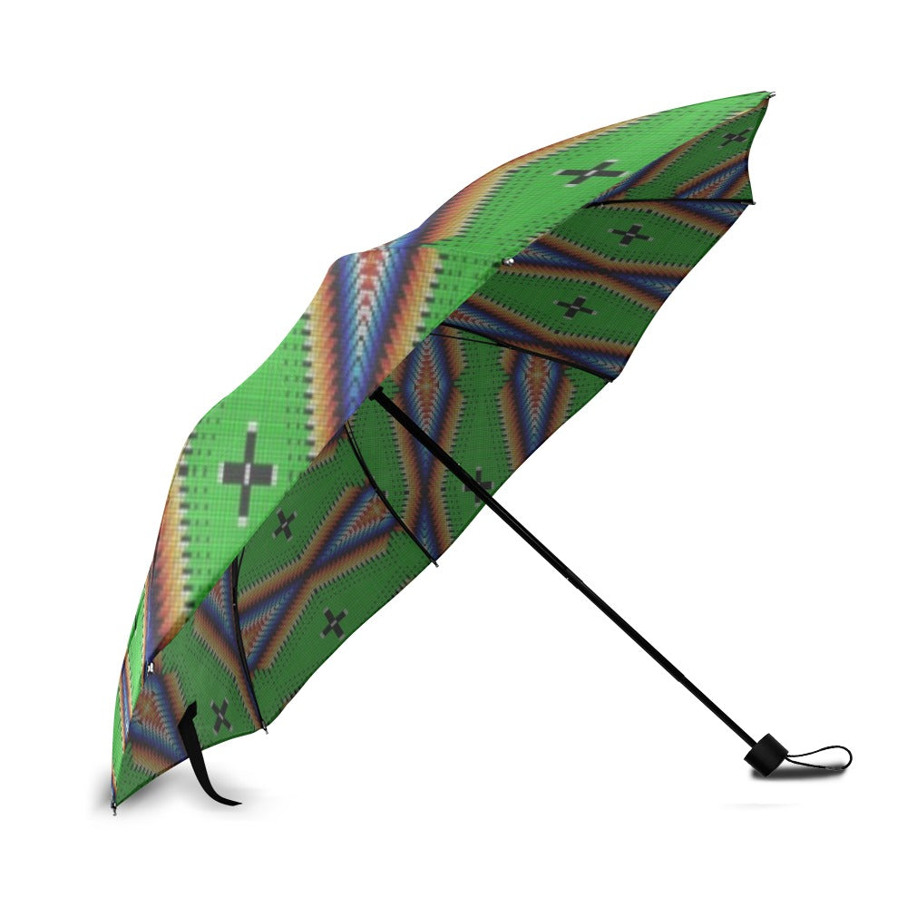 Diamond in the Bluff Lime Foldable Umbrella