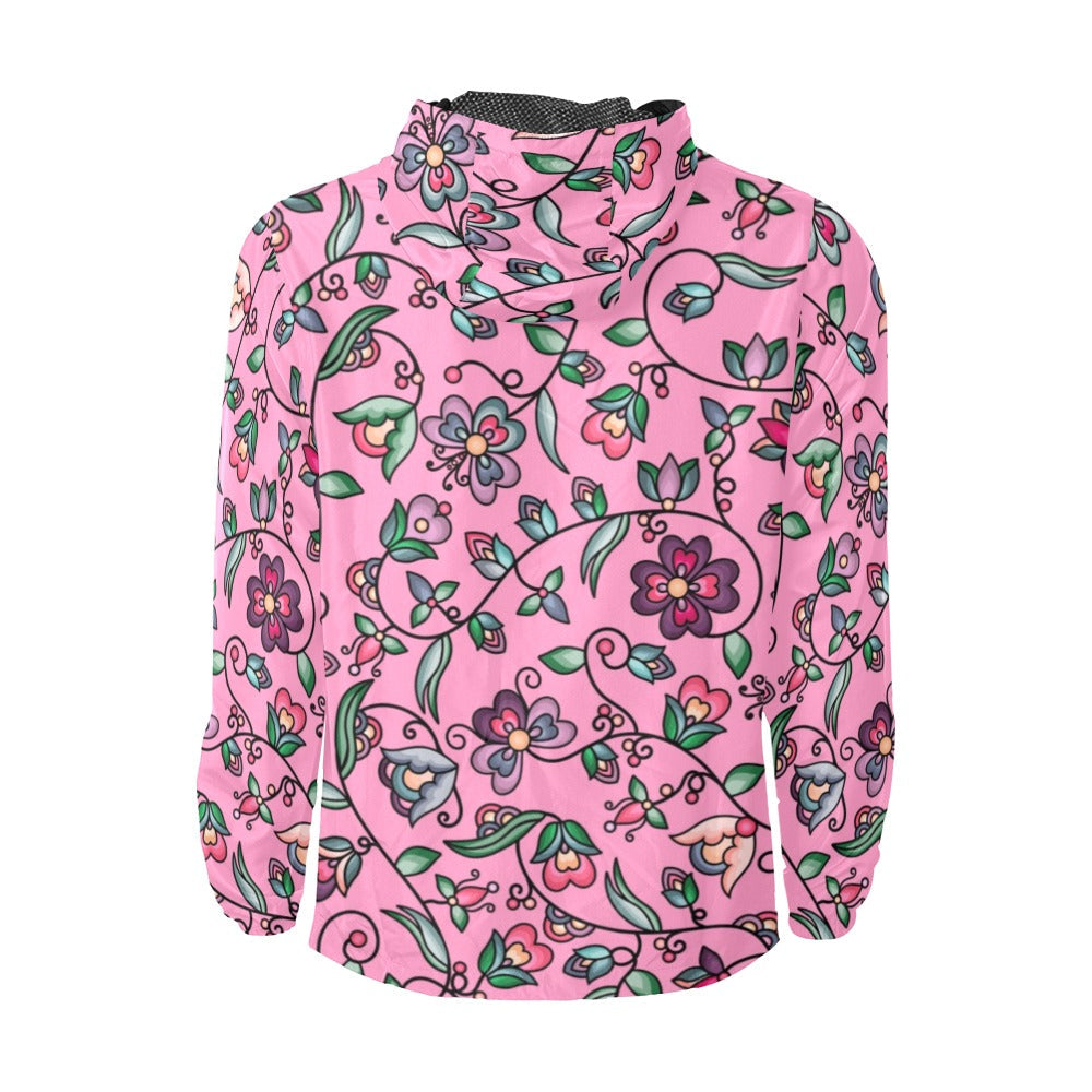 Amber Evening Garland Pink Men's Windbreaker