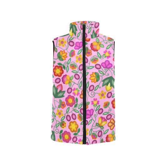 Boreal Bounty Pink Women's Padded Vest Jacket