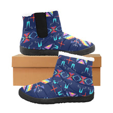 Load image into Gallery viewer, Rainy Chief Rainbow Night Lake Men&#39;s Padded Winter Boot
