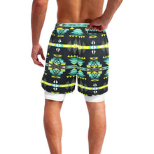 Load image into Gallery viewer, River Trail Men&#39;s Sports Shorts with Compression Liner
