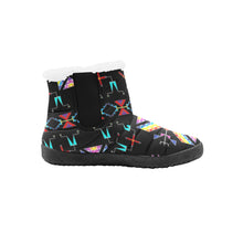 Load image into Gallery viewer, Rainy Chief Rainbow Black Women&#39;s Padded Winter Boot
