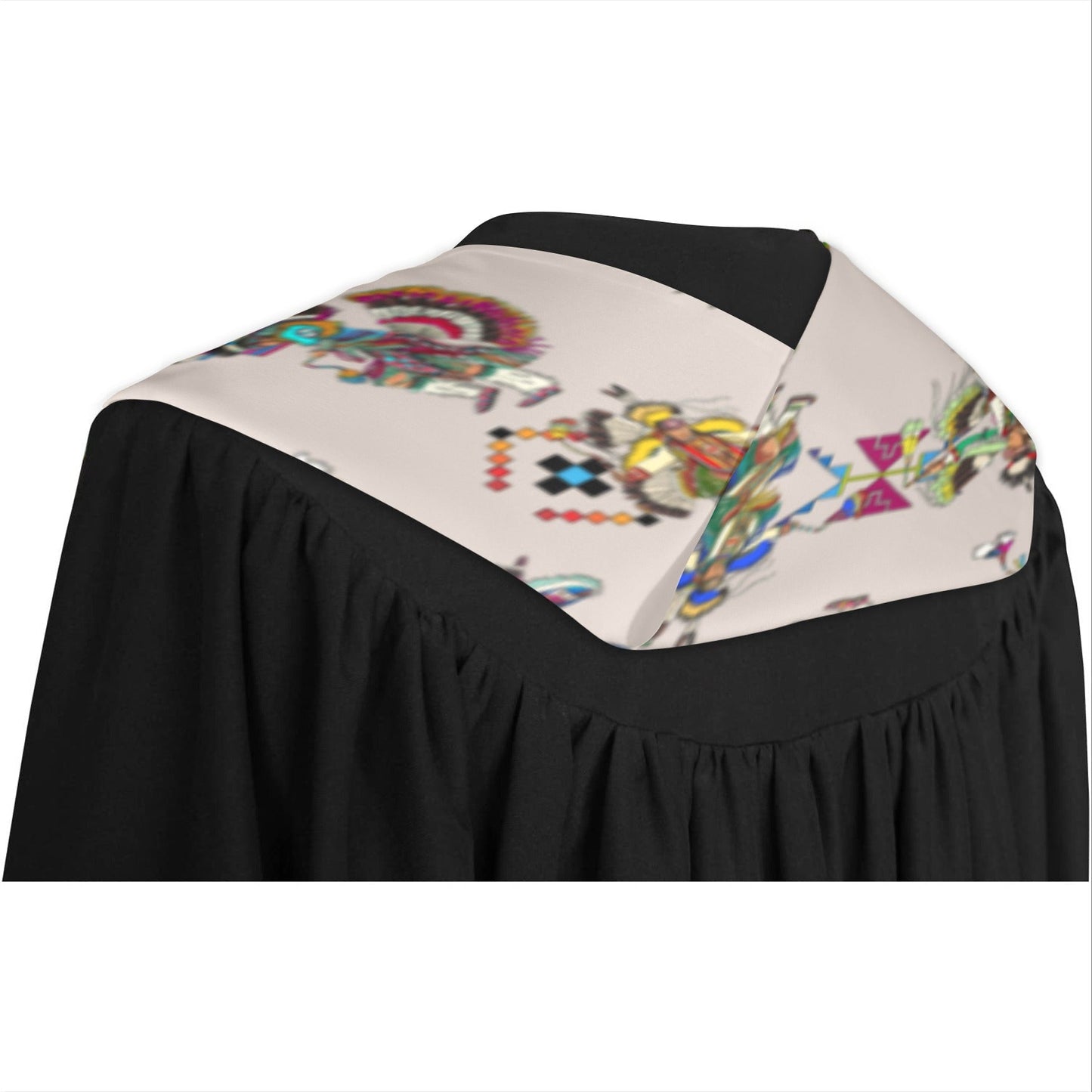 Men's Fancy Dancers Muslin Graduation Stole