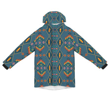 Load image into Gallery viewer, Travois Tipi Deep Lake Unisex Sherpa Lined Hooded Coat
