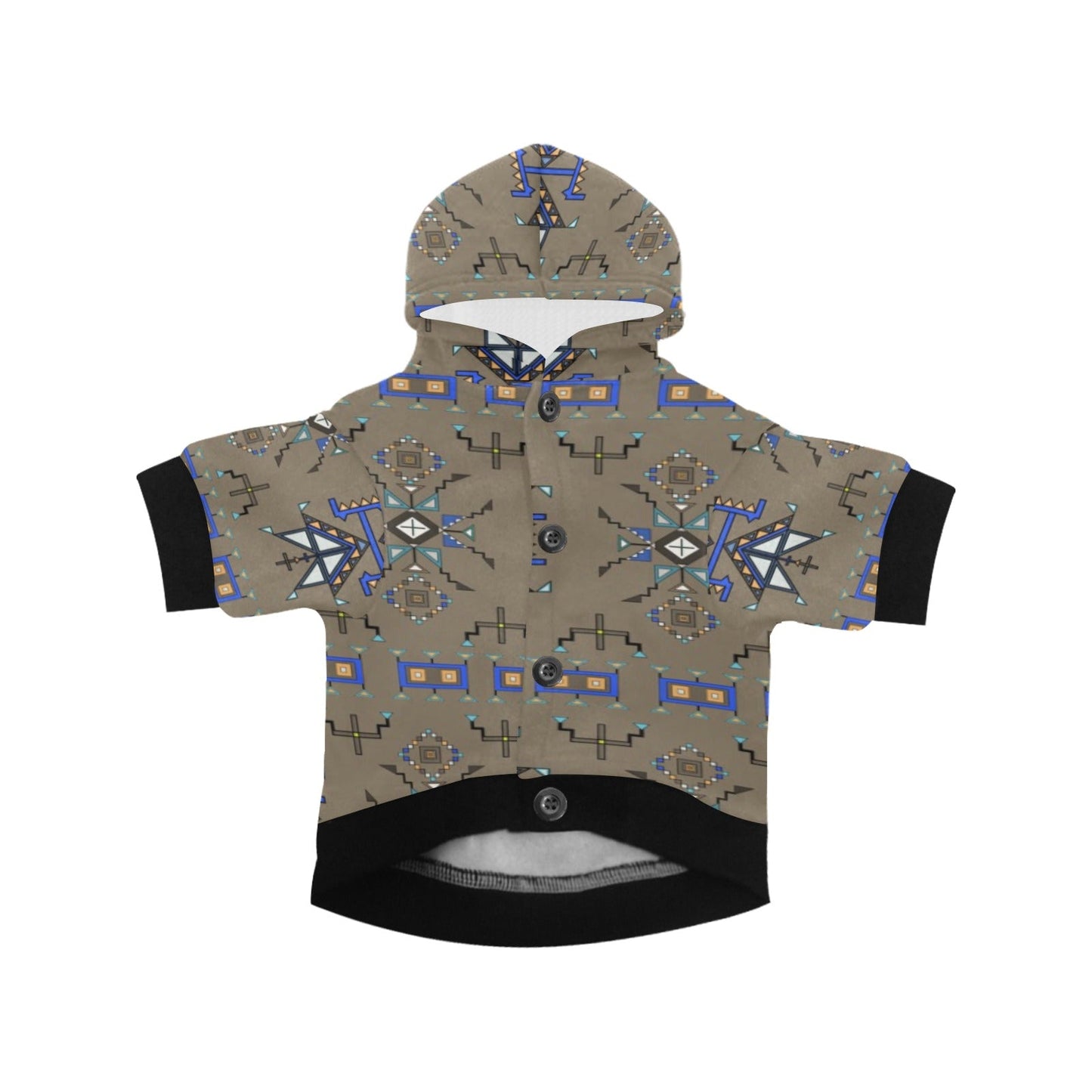 Eagle Strike Brown Pet Dog Hoodie