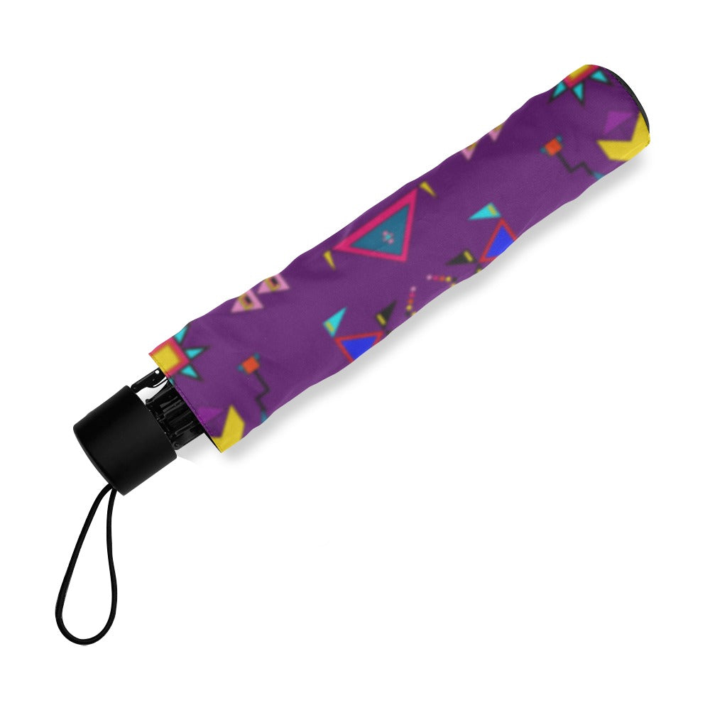 Enemy Territory Berry Foldable Umbrella