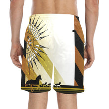 Load image into Gallery viewer, Stallion Skyline Men&#39;s Mid-Length Beach Shorts
