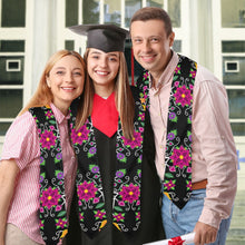 Load image into Gallery viewer, Floral Beadwork Graduation Stole
