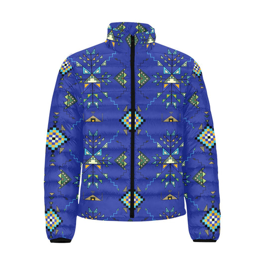Bear Shield Dark Blue Padded Jacket