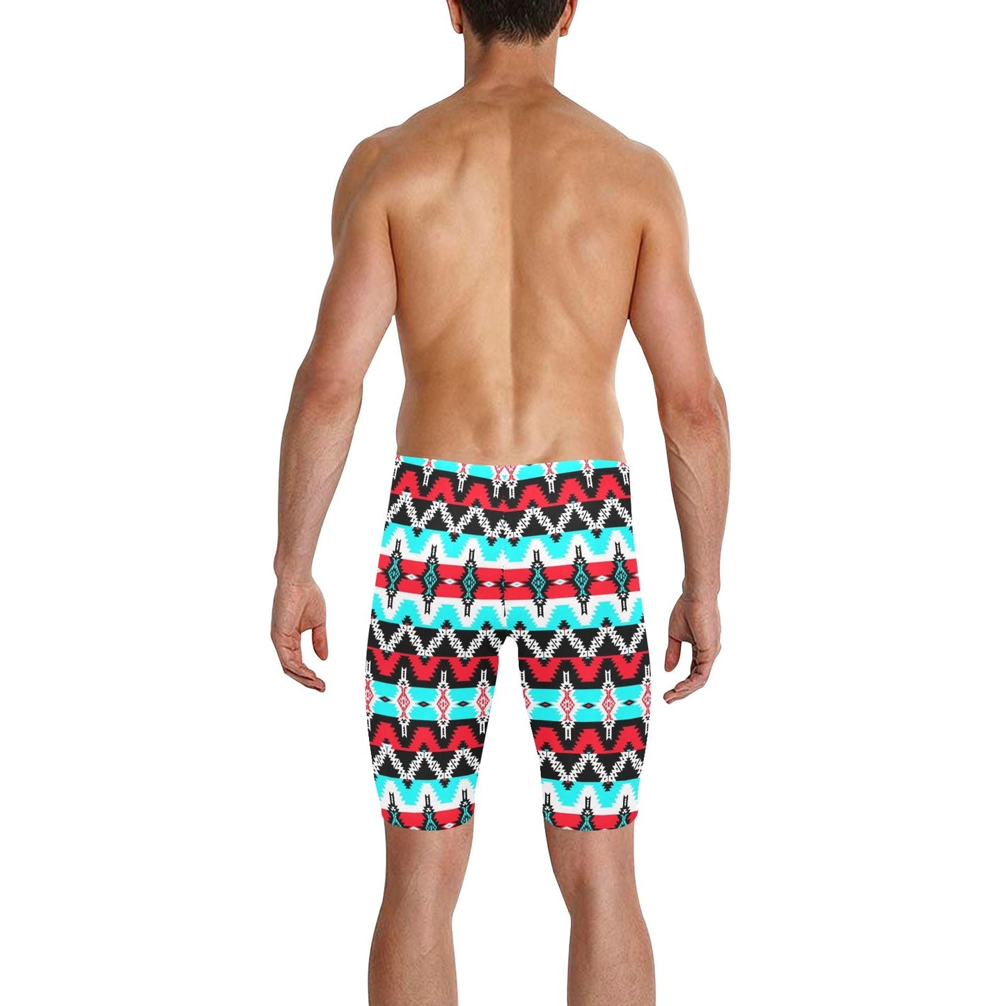 Two Spirit Dance Men's Knee Length Swimming Trunks