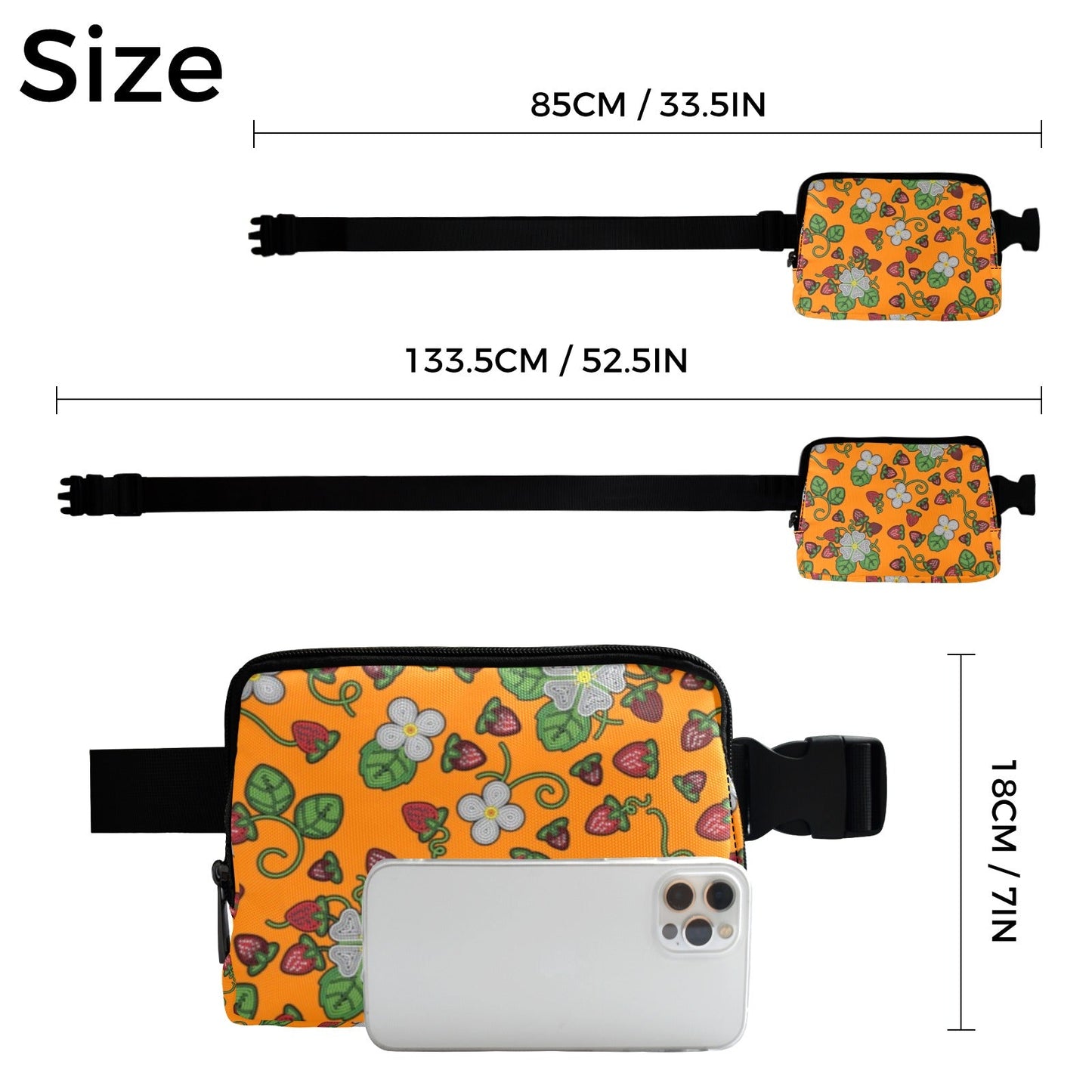 Strawberry Dreams Carrot Belt Bag