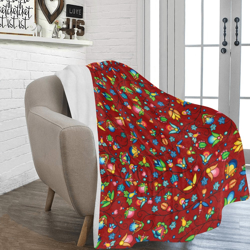 Prairie Plains Spirit Red X-Large Micro Fleece Blanket