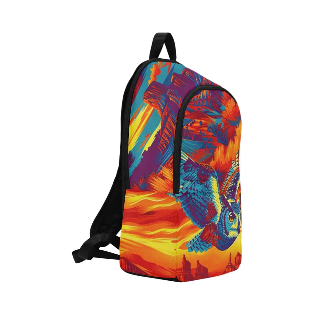 Owl on the Prowl Fabric Backpack for Adult