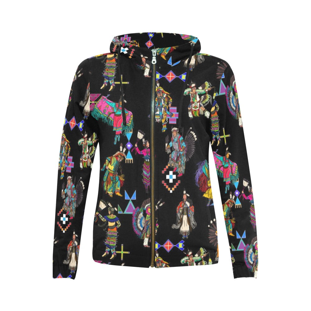 Grand Entry Dancers Full Zip Hoodie for Women