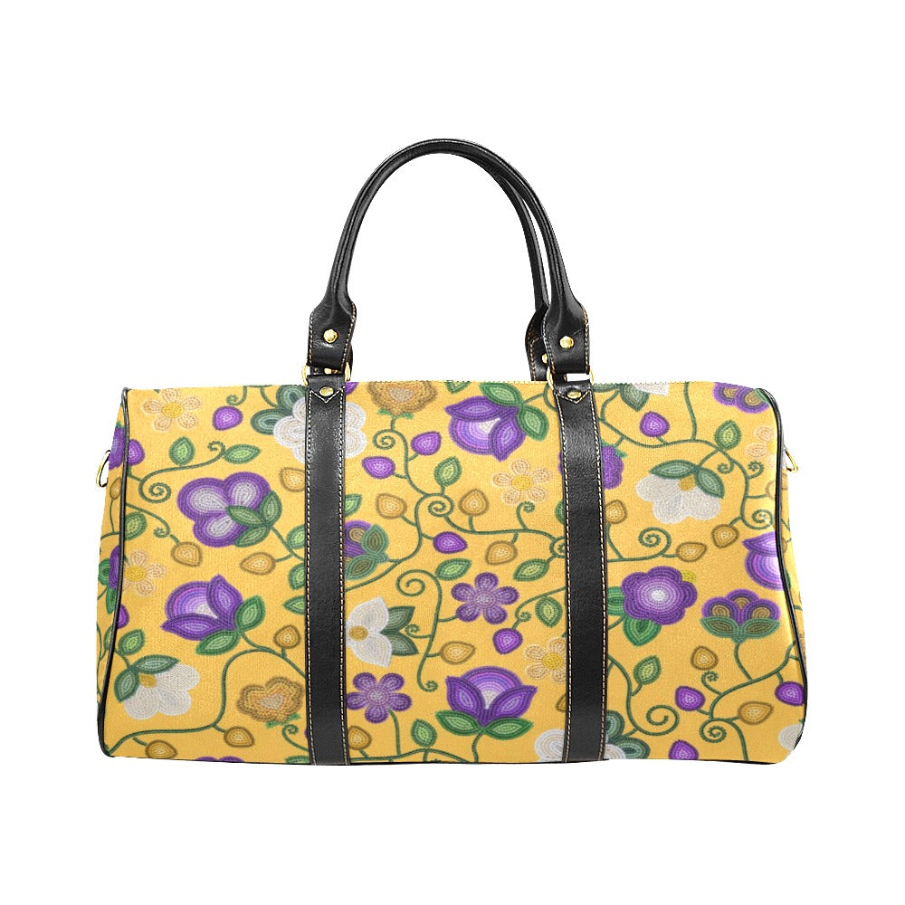 Midnight Moss Bloom Yellow Small Travel Bag