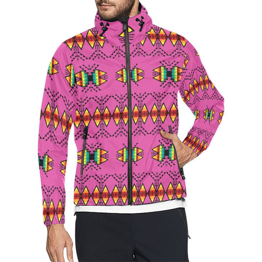 Sacred Trust Pink Men's Windbreaker