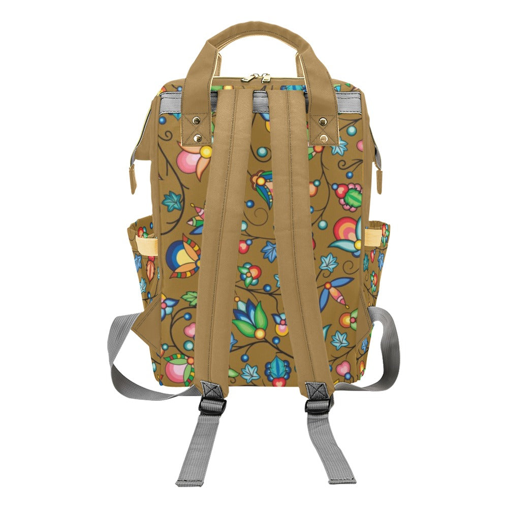 Prairie Plains Spirit Fall Leaves Multi-Function Diaper Backpack