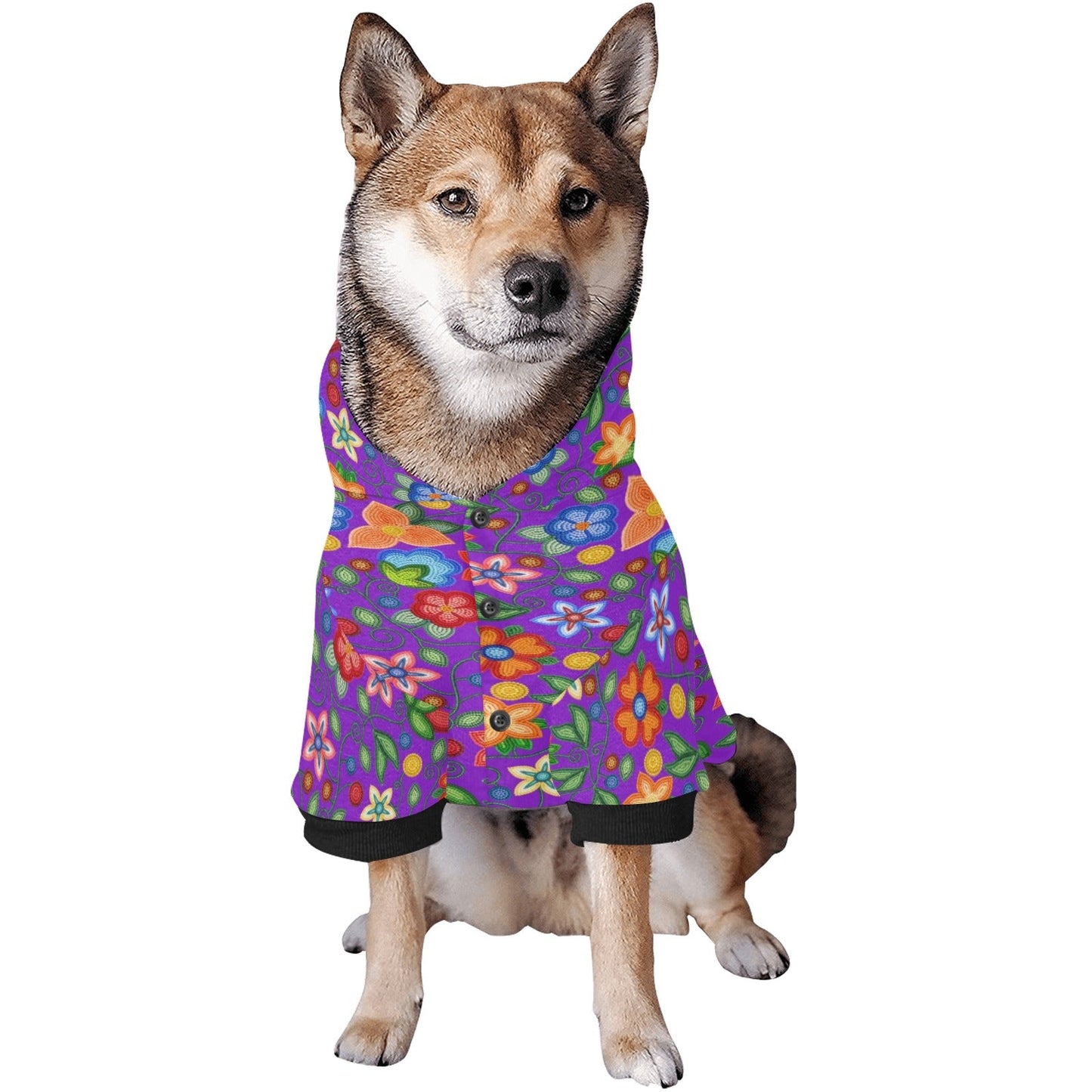 Morning Harmony Purple Pet Hoodie