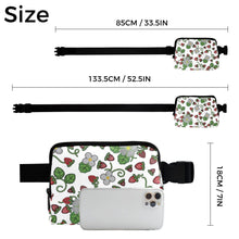 Load image into Gallery viewer, Strawberry Dreams White Belt Bag
