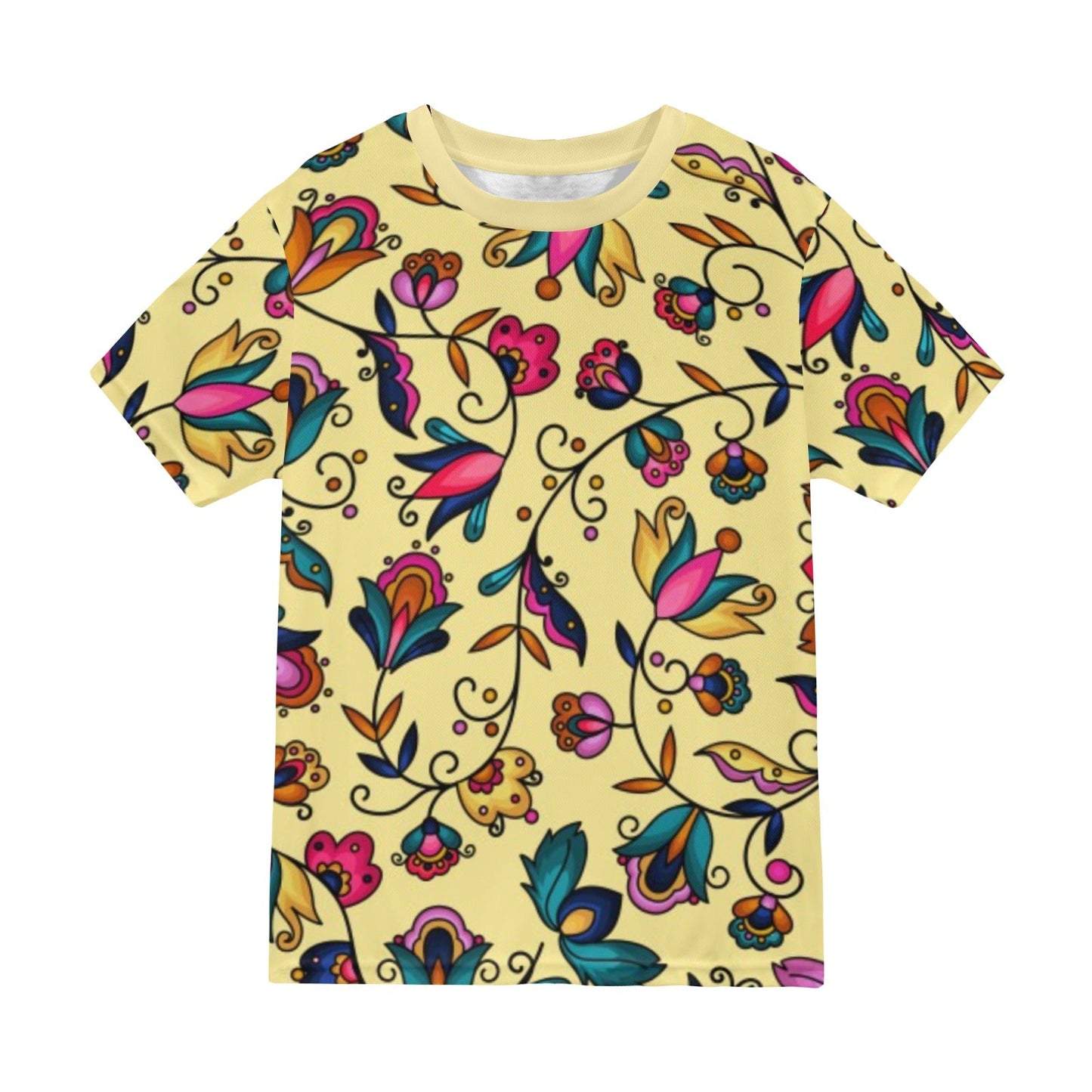 Copper Prairie Petals Yellow T-shirt for Men