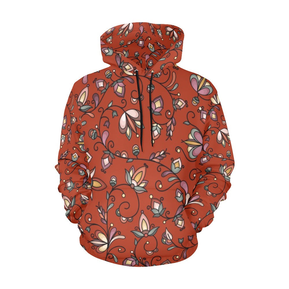 Burnt Sky Petals Hoodie for Men