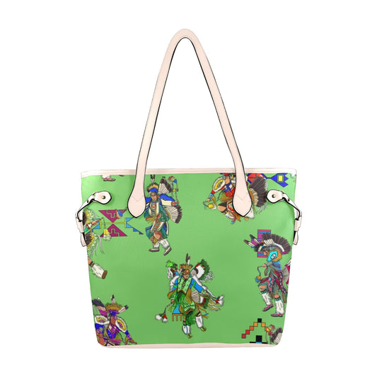 Men's Fancy Dancers Grass Clover Canvas Tote Bag
