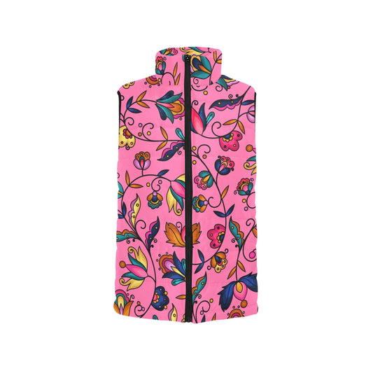 Copper Prairie Petals Pink Padded Vest