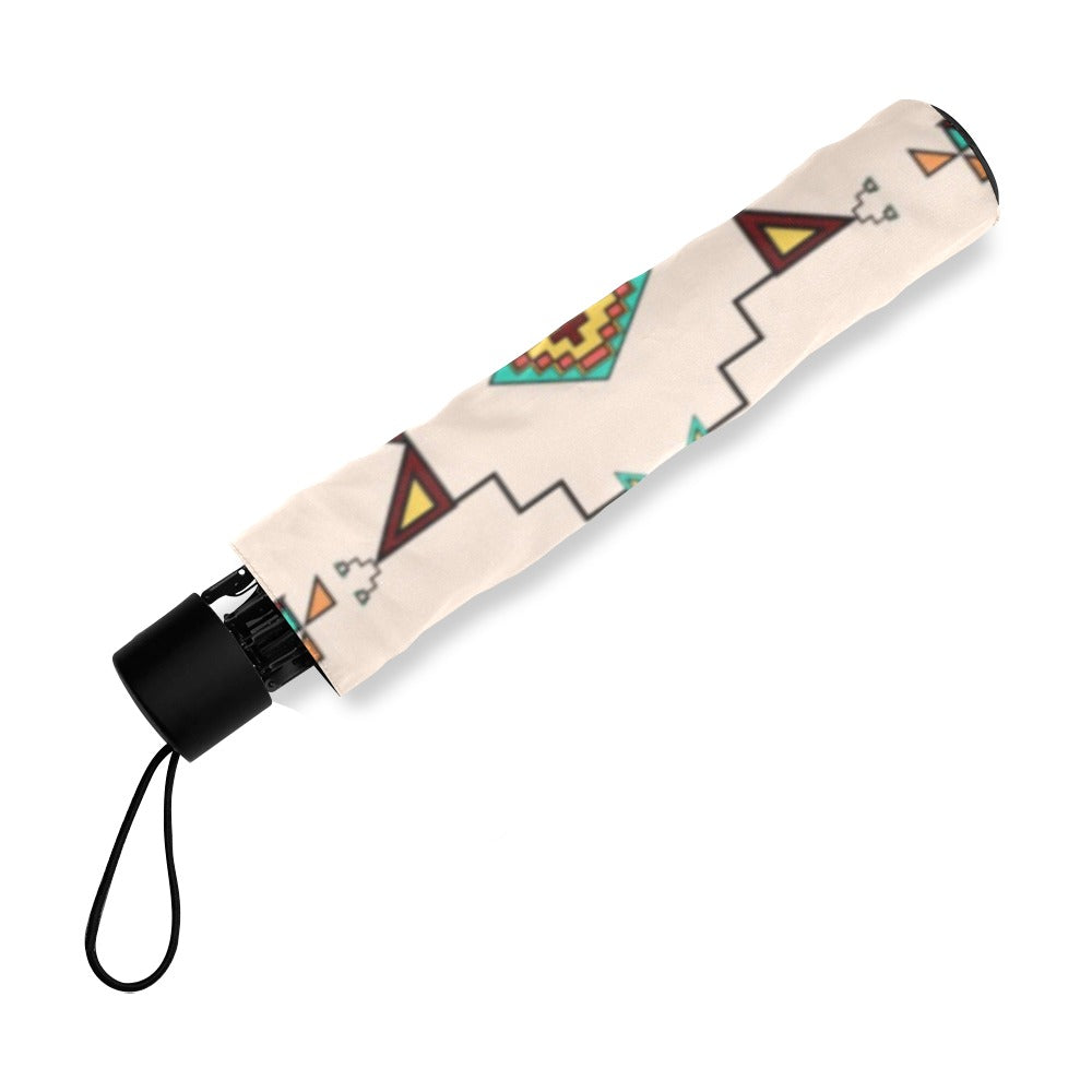 Thunder Flight Cream Foldable Umbrella
