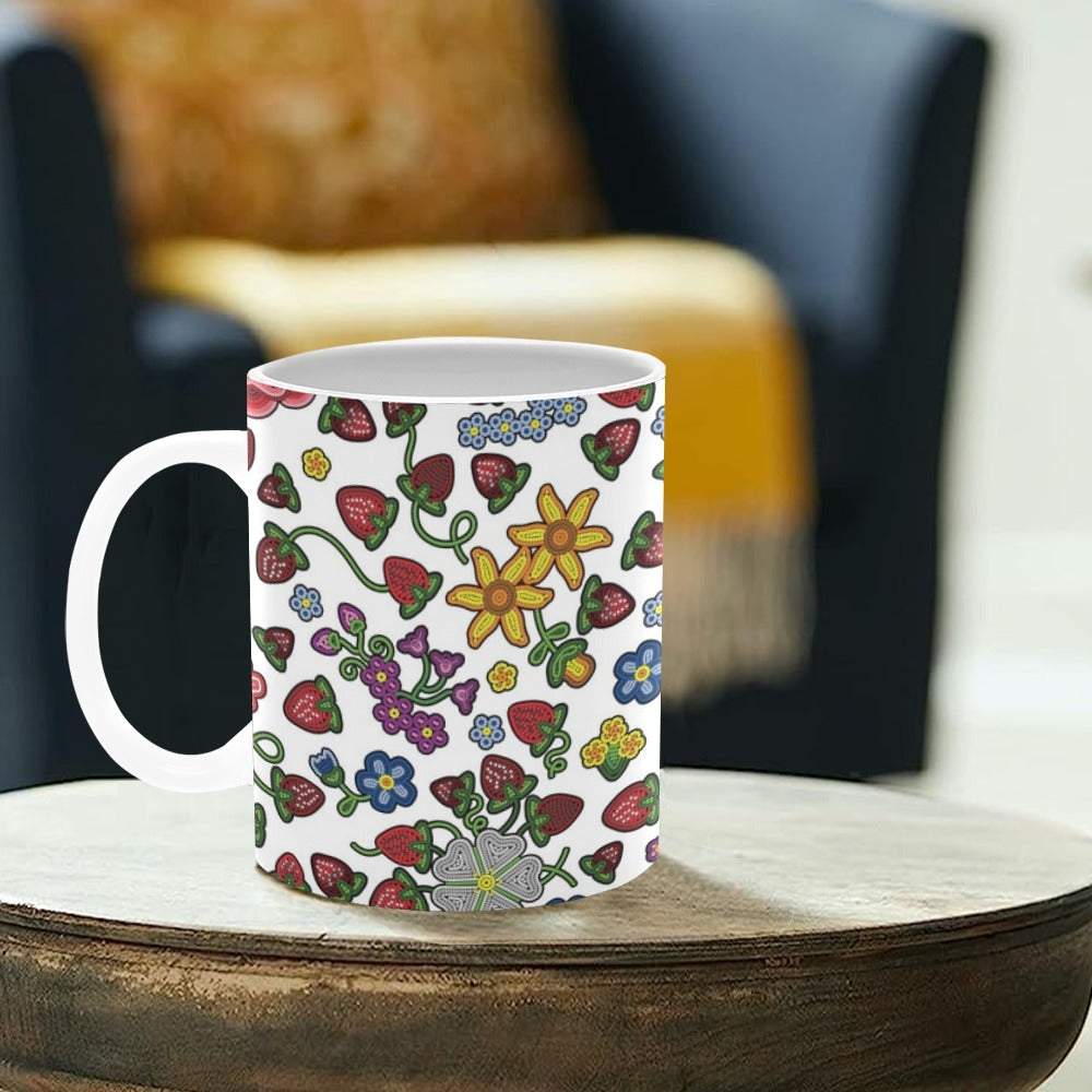 Berry Pop White Mug