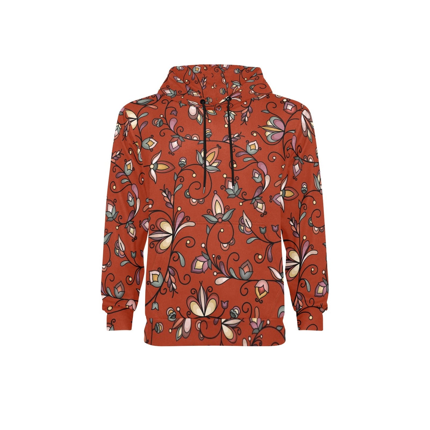 Burnt Sky Petals Fleece Hoodie