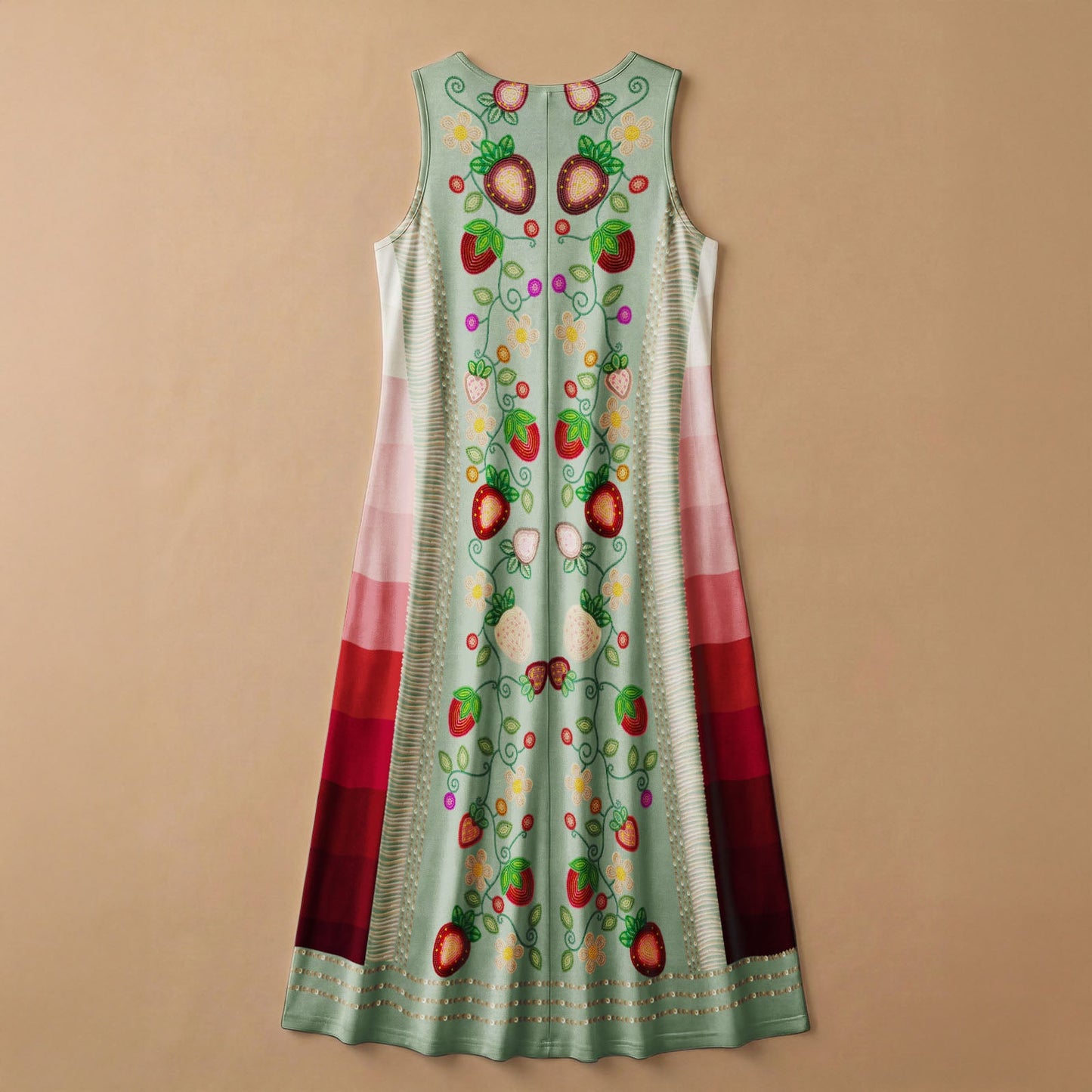 Berry Rites Sage 2 Sleeveless Dress