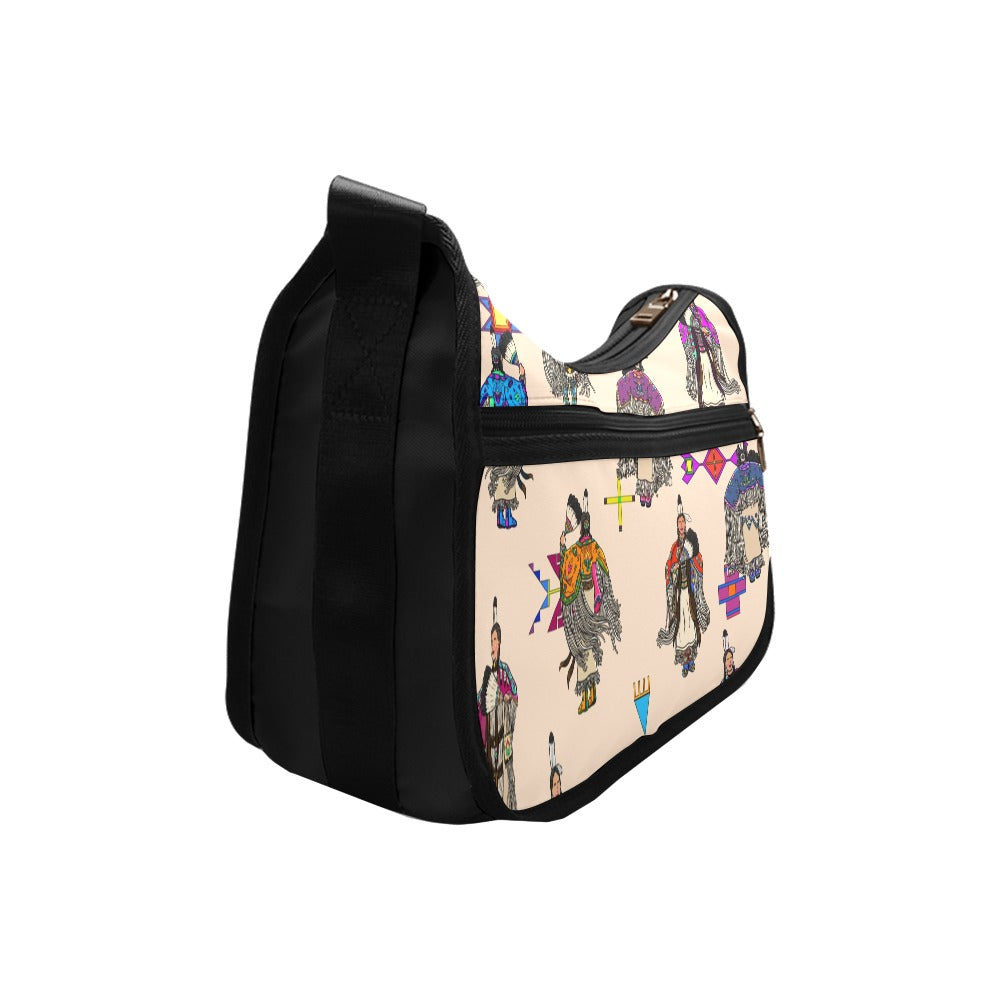 Women's Tradish Dancers  Muslin Crossbody Bag