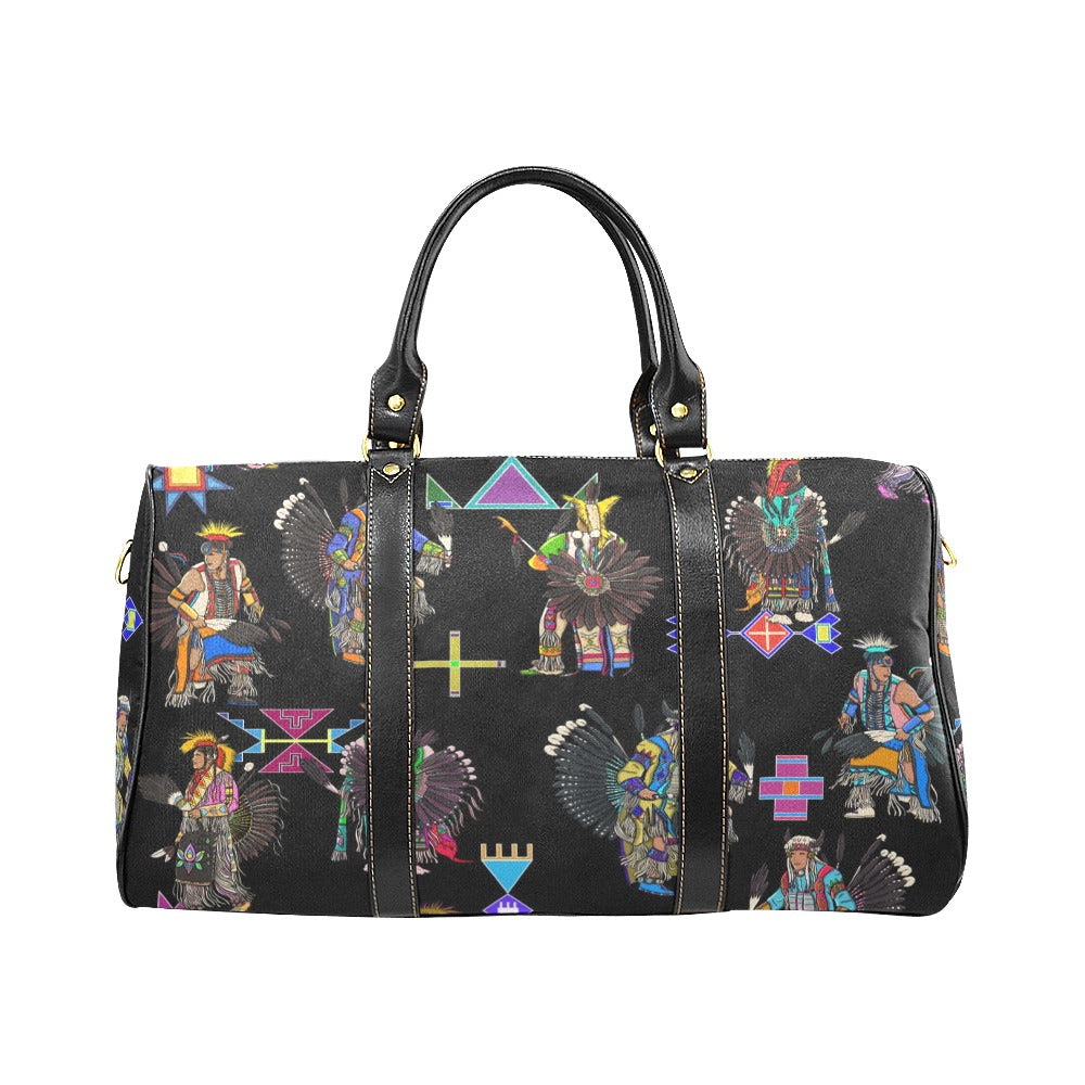 Men's Tradish Dancers Black Large Travel Bag