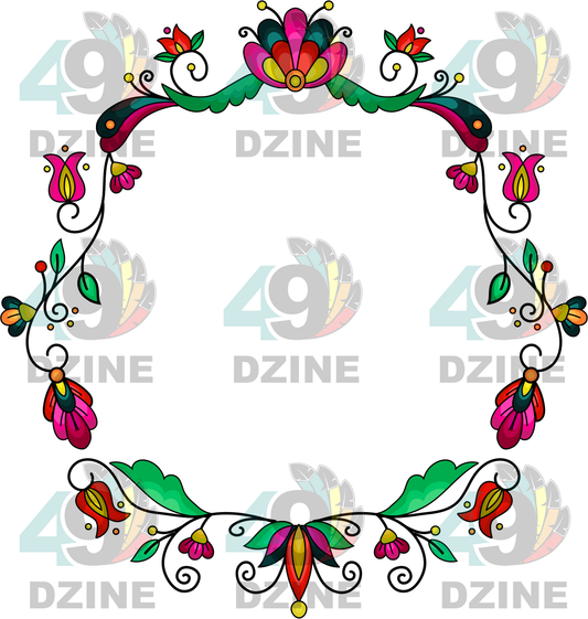 Autumn Kinship Wreath Hat Transfer