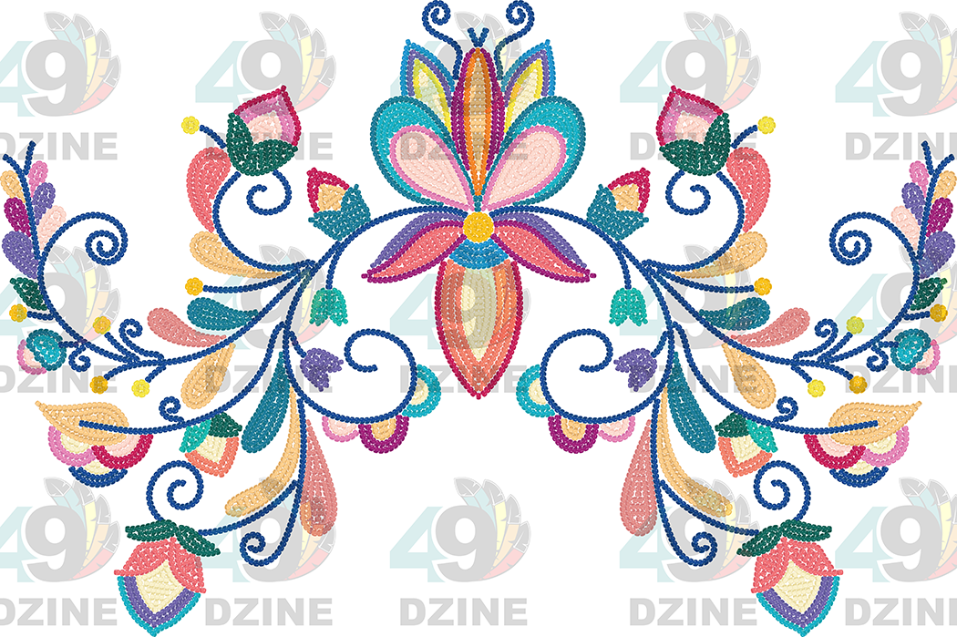 Burnt Sky Petals Transfer