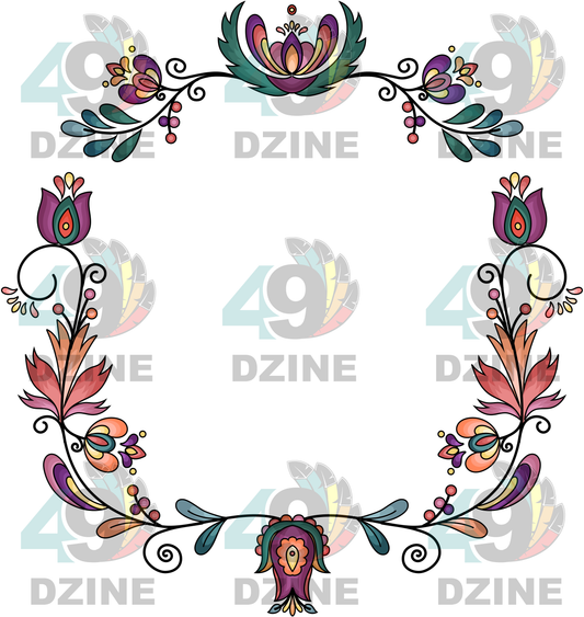 Cedar Wind Bloom Hat Transfer