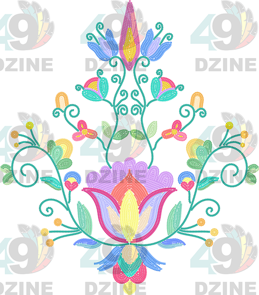 Crimson Drift Petals Transfer