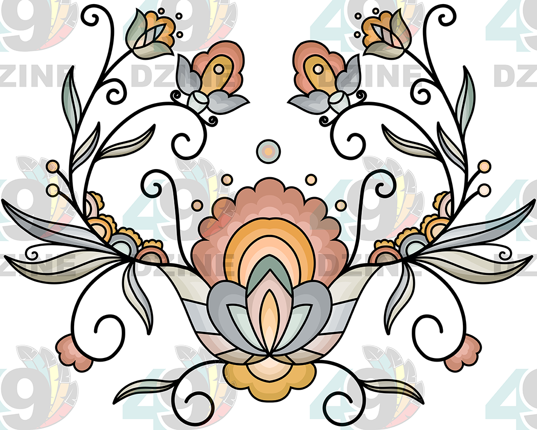 Falling Leaf Rising Bloom Transfer