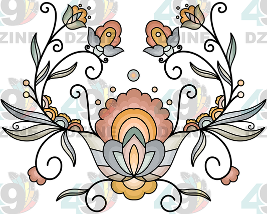 Falling Leaf Rising Bloom Transfer