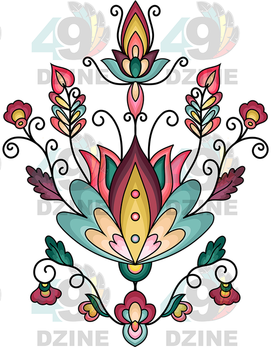 Golden Harvest Bloom Transfer