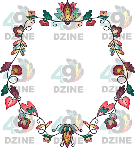 Golden Harvest Bloom Hat Transfer