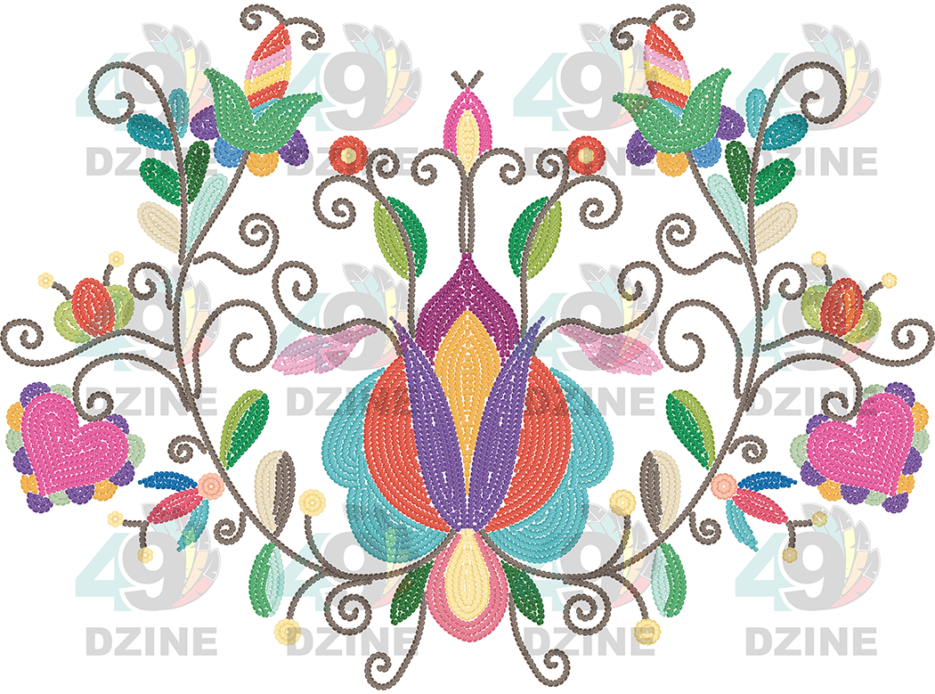 Harvest Hearth Floral Transfer