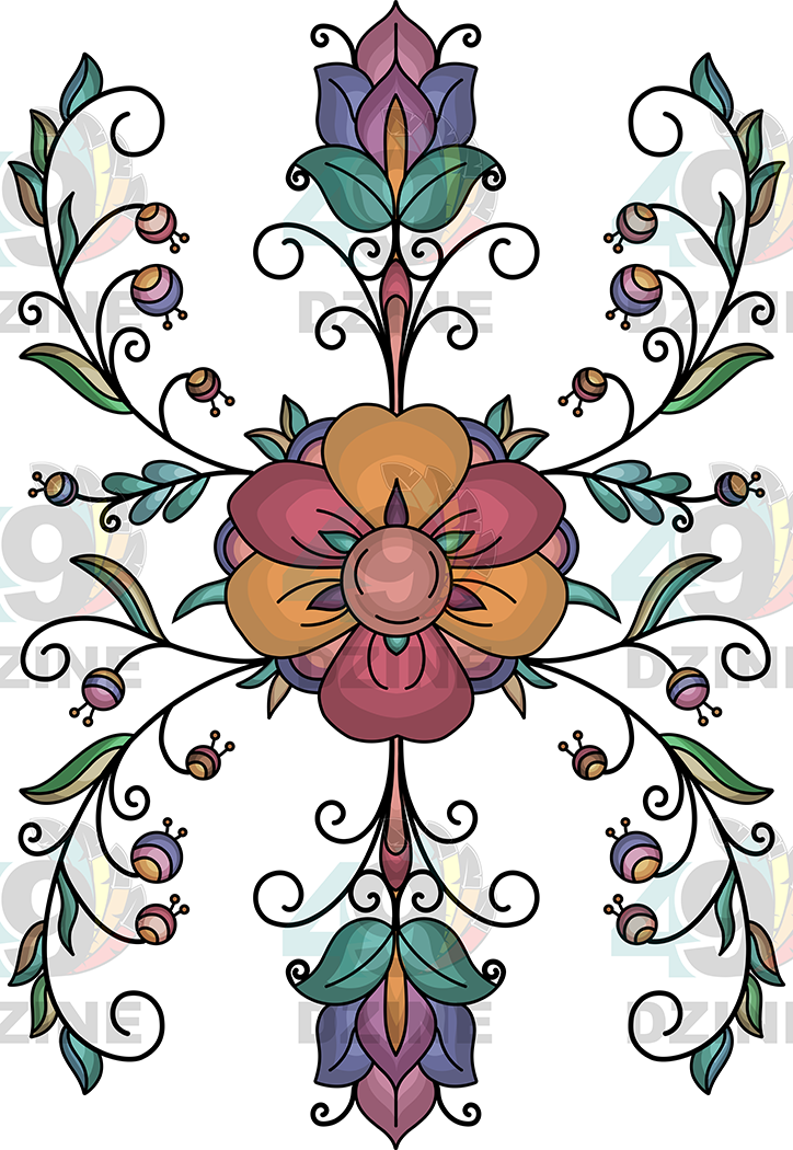 Rust & Ember Flower Transfer