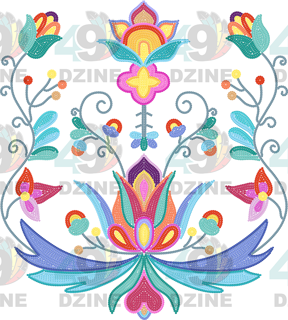 Sweetgrass Emberlight Beaded Simulation Transfer