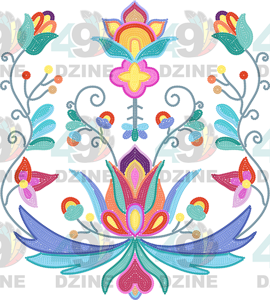 Sweetgrass Emberlight Beaded Simulation Transfer